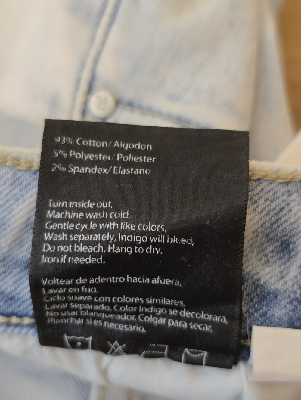 Risen Jeans Georgia - Light Wash Wide Leg Long Tall 5/27 NWT 34" Inseam - Picture 6 of 16